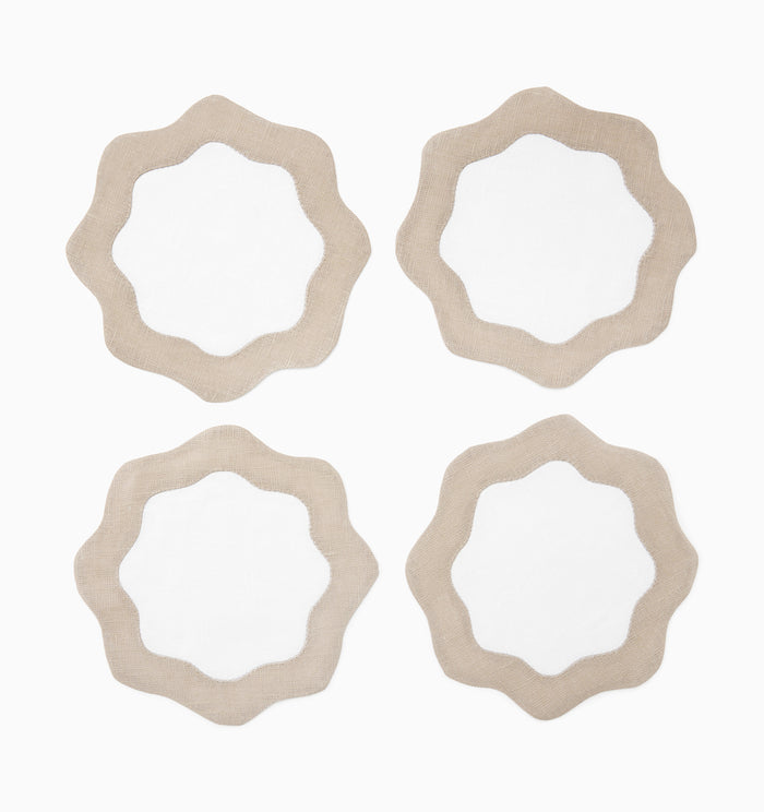 WHITE/NATURAL / COCKTAIL (SET OF 6)