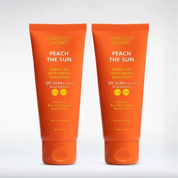 Peach The Sun (Pack Of Two) | SPF 50 PA++++ | 2x50 Gms  | Super Saver Sale
