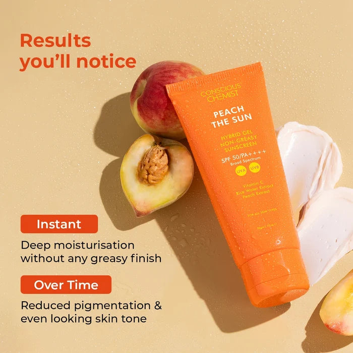 Peach The Sun (Pack Of Two) | SPF 50 PA++++ | 2x50 Gms  | Super Saver Sale