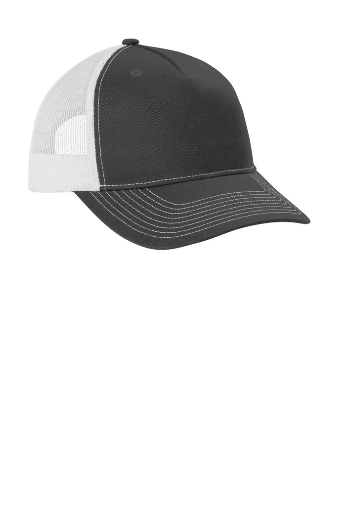 Port Authority C405 Snapback Five-Panel Trucker Cap