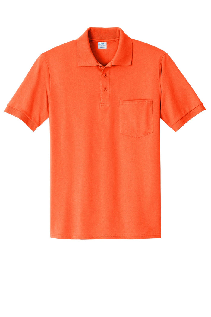 Port & Co KP55P Core Blend Jersey Knit Pocket Polo