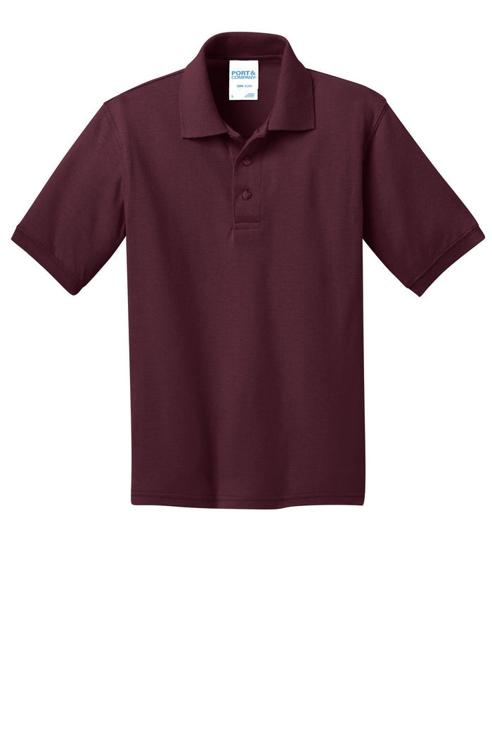 Port & Co KP55Y Youth Core Blend Jersey Knit Polo