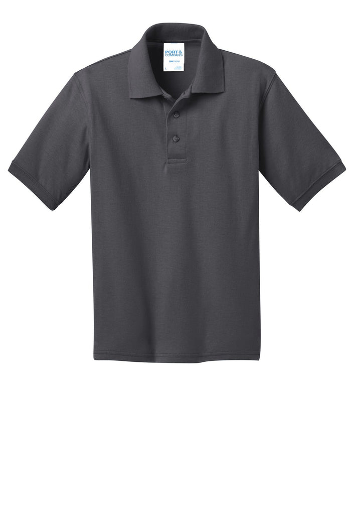 Port & Co KP55Y Youth Core Blend Jersey Knit Polo