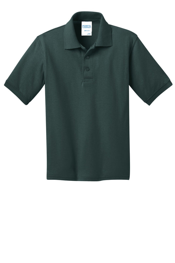 Port & Co KP55Y Youth Core Blend Jersey Knit Polo