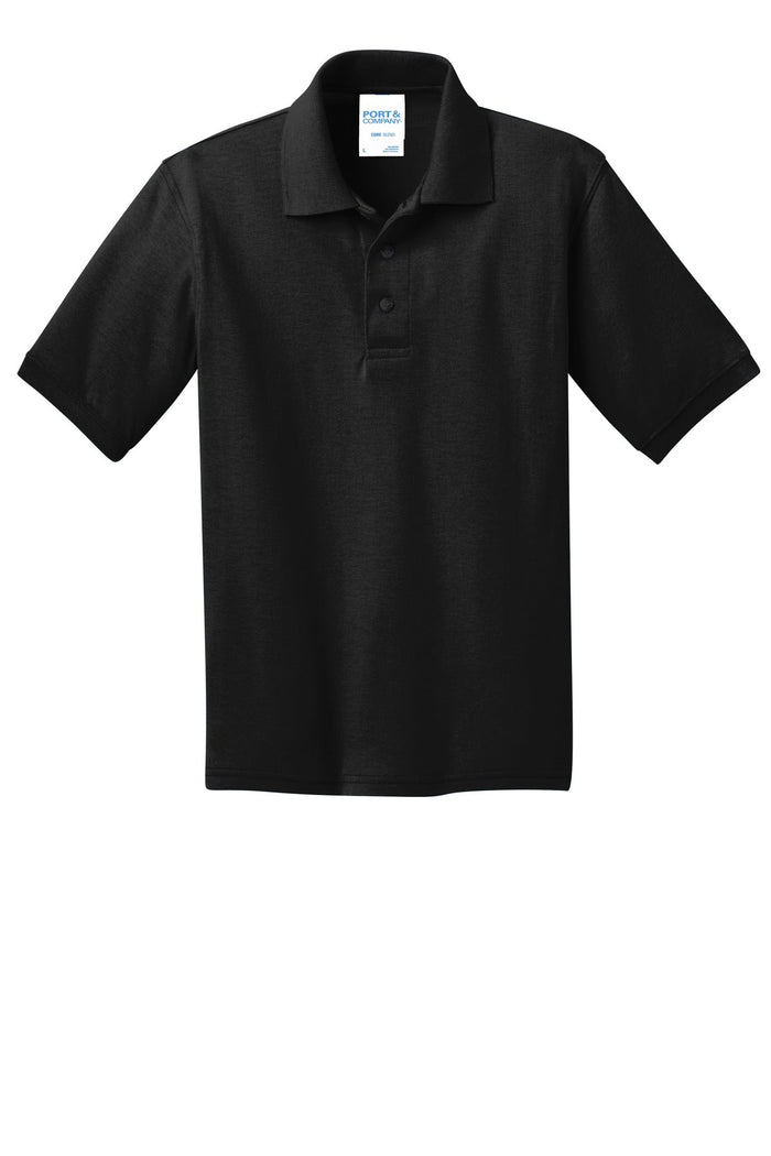 Port & Co KP55Y Youth Core Blend Jersey Knit Polo