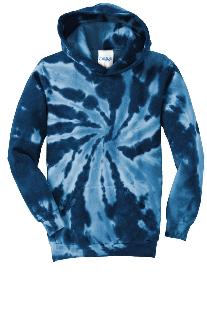 Port & Co PC146Y Youth Tie-Dye Pullover Hooded Sweatshirt