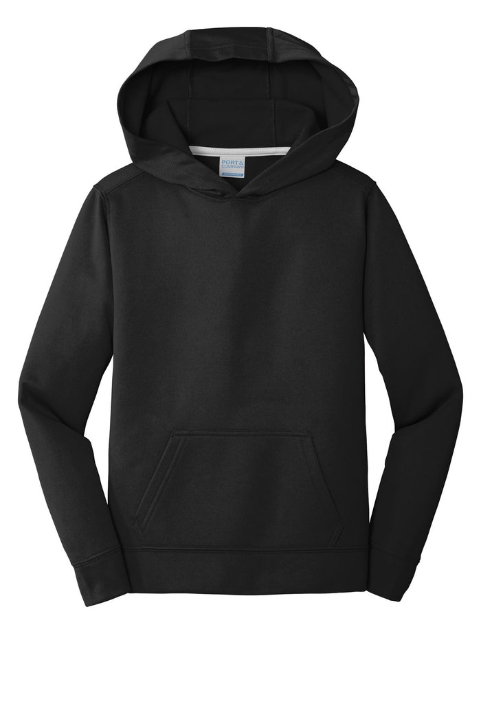 Port & Co PC590YH Youth Performance Fleece Pullover Hooded Sweatshirt