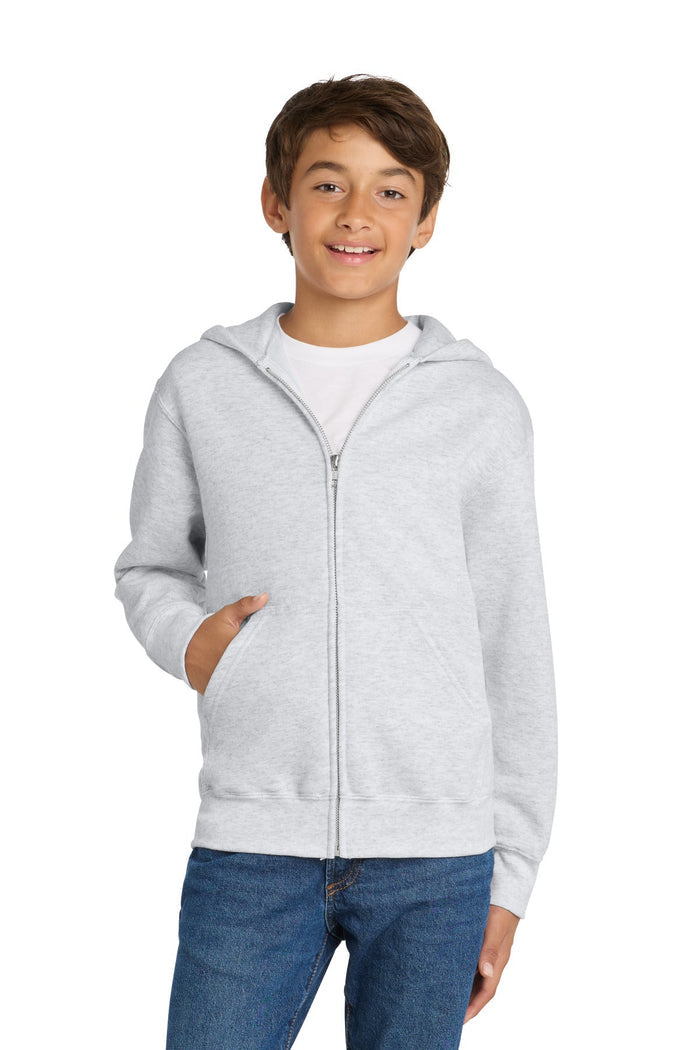 Port & Co PC78YZH Youth Core Fleece Full-Zip Hooded Sweatshirt
