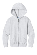Port & Co PC78YZH Youth Core Fleece Full-Zip Hooded Sweatshirt