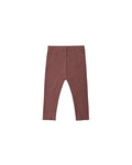 Ribbed Legging Black Cherry