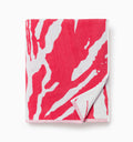 Sampieri coral beach towel folded
