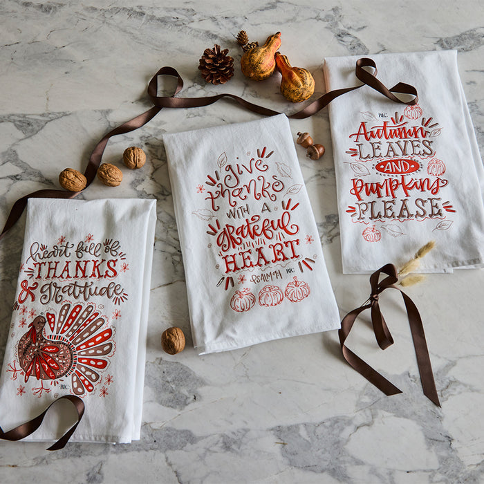 Seasonal Tea Towels - 3 Pack Fall