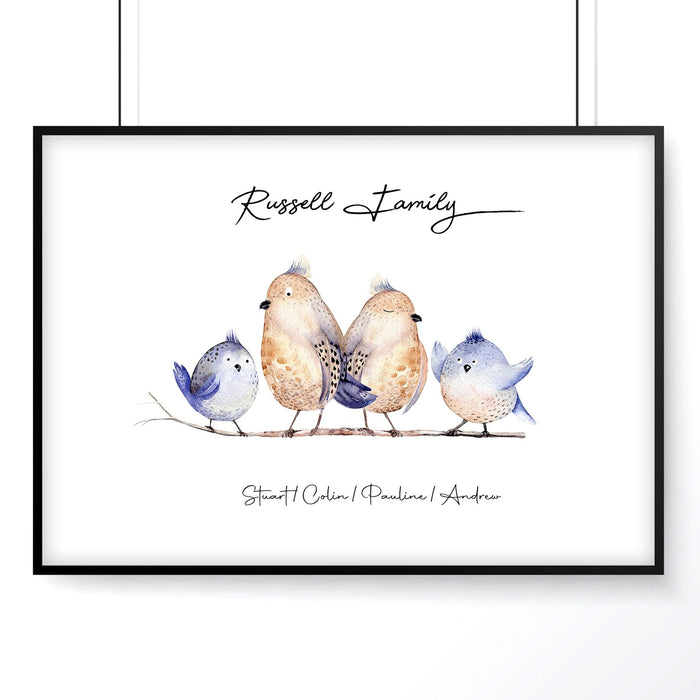 Sentimental gift for grandma wall art print