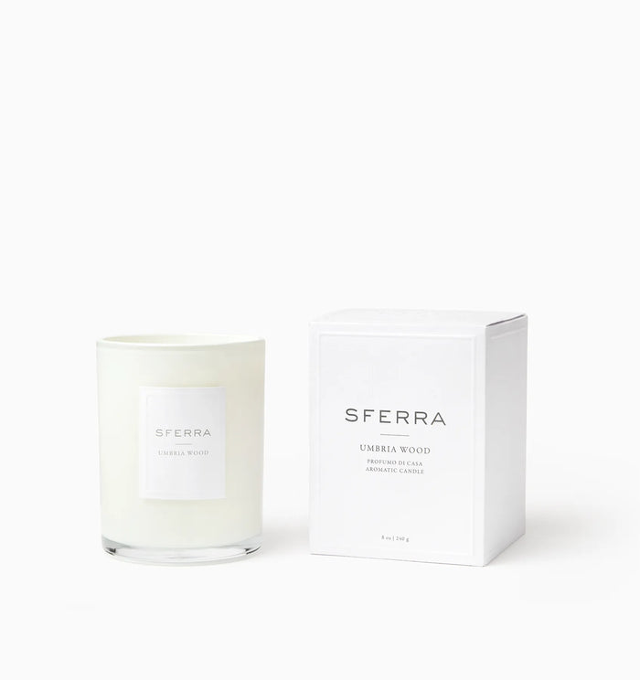 SFERRA Umbria Wood candle