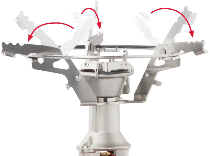 Switch Stove System | Flip-Out Pot Support Detail