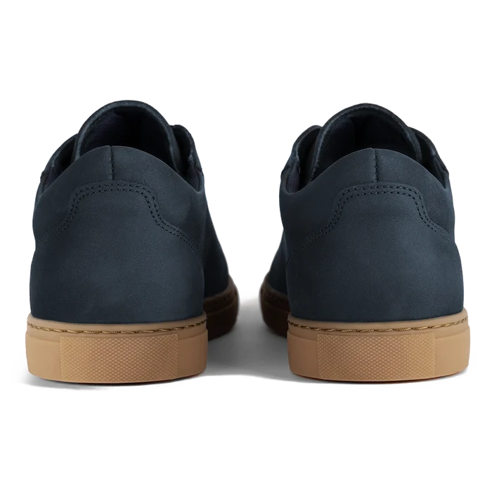 Atlas Cobalt blue suede Back view