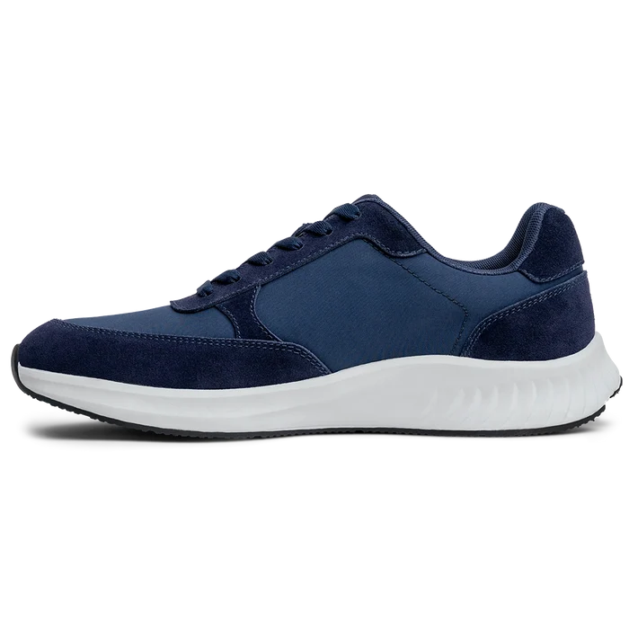 The Axis in Cobalt Suede by Amberjack - Medial View