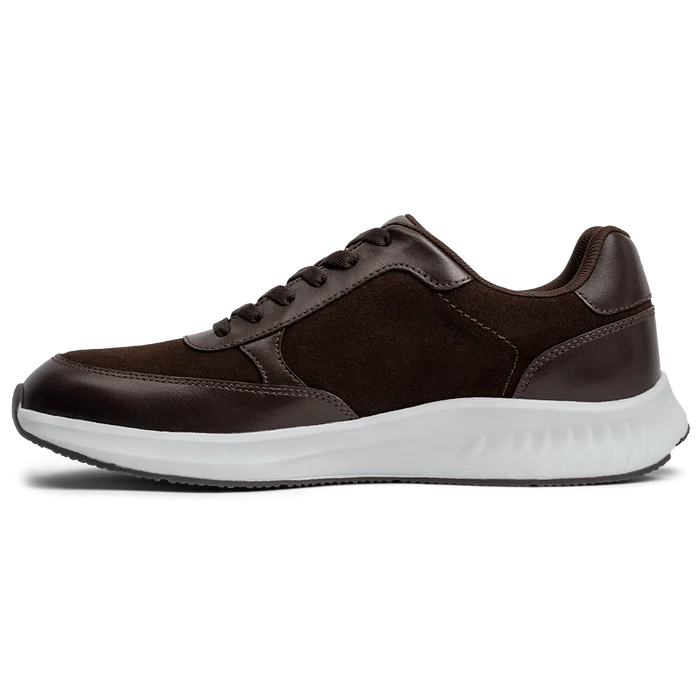 The Axis in Walnut Suede by Amberjack - Medial View