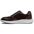 The Axis in Walnut Suede by Amberjack - Medial View