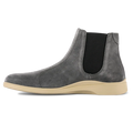 The Chelsea by Amberjack in Carbon Grey Suede - Medial View