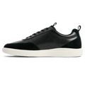 The Court in Onyx leather & suede medial view