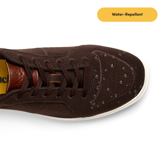 The Drift in Chestnut knit Toe with water droplets