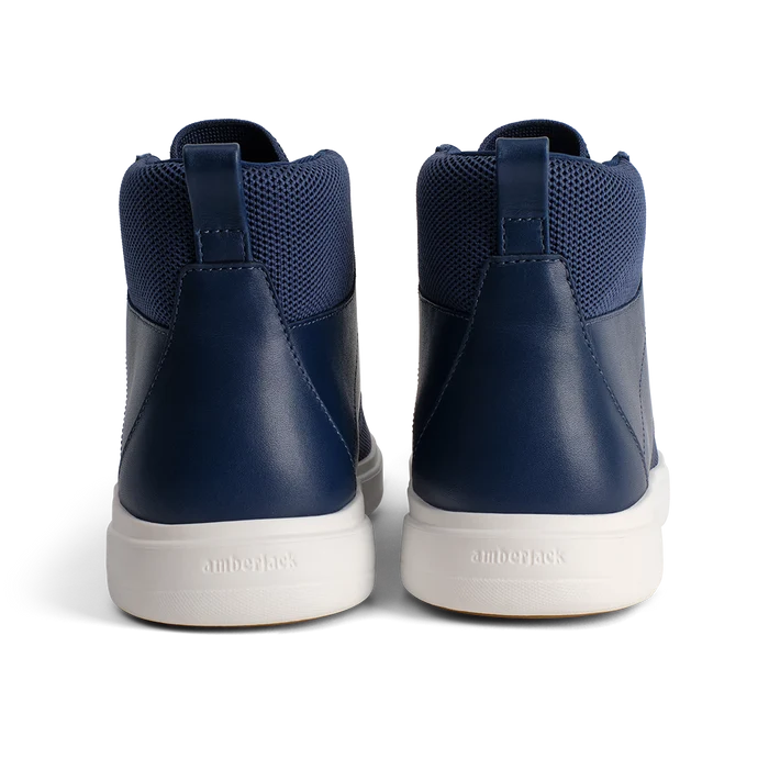 The Element in cobalt knit Back Heel View