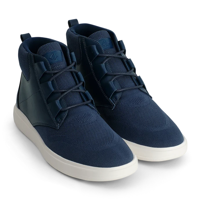 The Element in cobalt knit 3/4 View