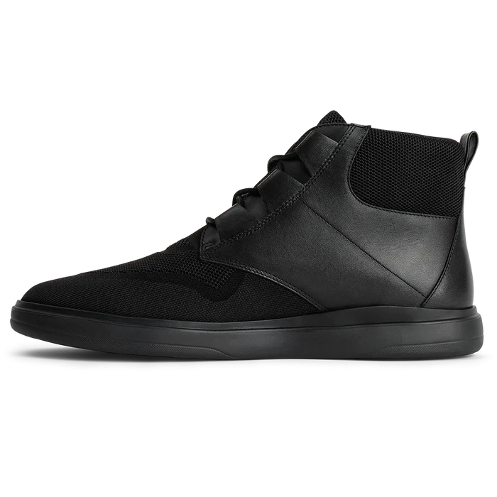 The Element in black knit Medial View