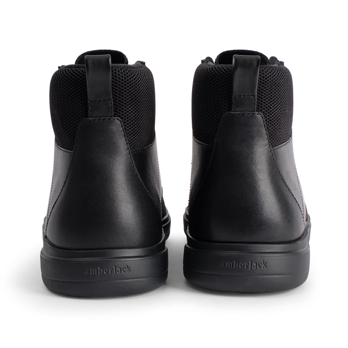The Element in black knit Back Heel View