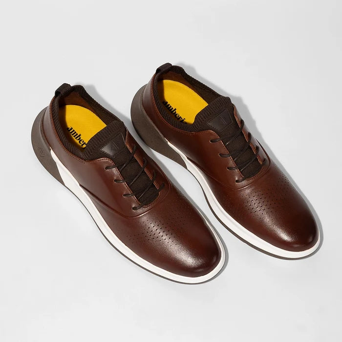 The Hybrid  in Chestnut Brown by Amberjack - Three Quarter Angle