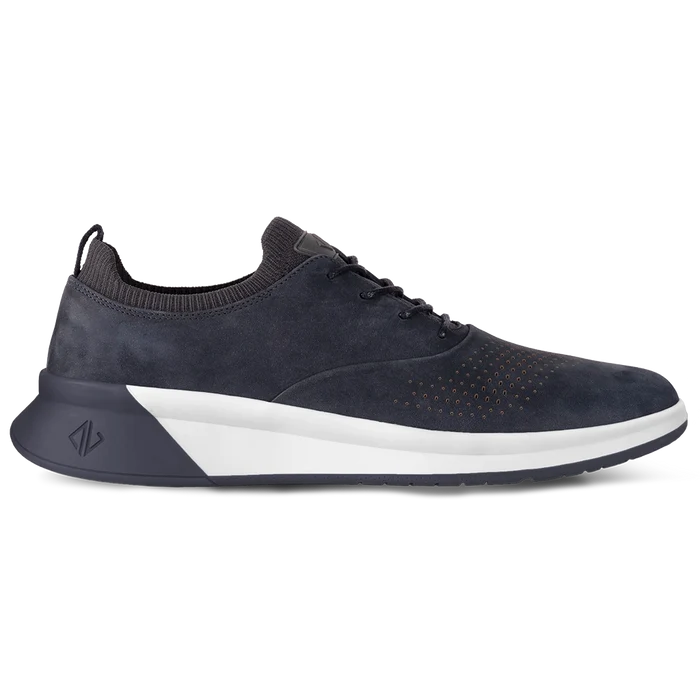 The Hybrid in Cobalt Blue Nubuck by Amberjack - Lateral View
