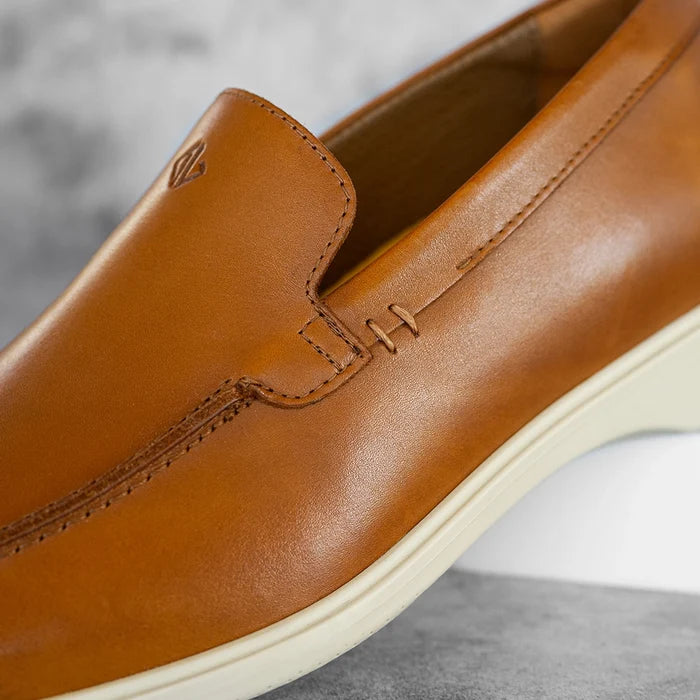 The Loafer Honey and Cream detail