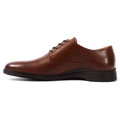 The Original Classic Dress Shoe by Amberjack in Chestnut Brown Leather - Medial View