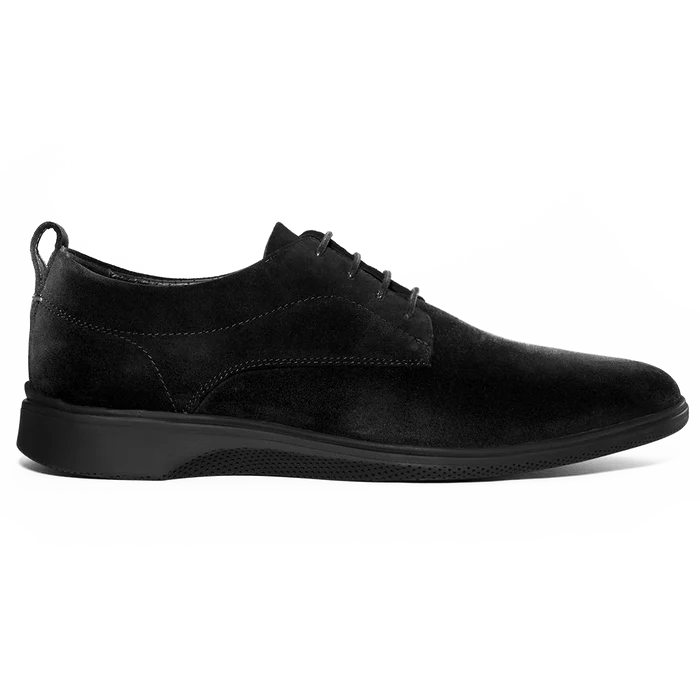 The Original Dress Shoe by Amberjack in Midnight Black - Lateral View