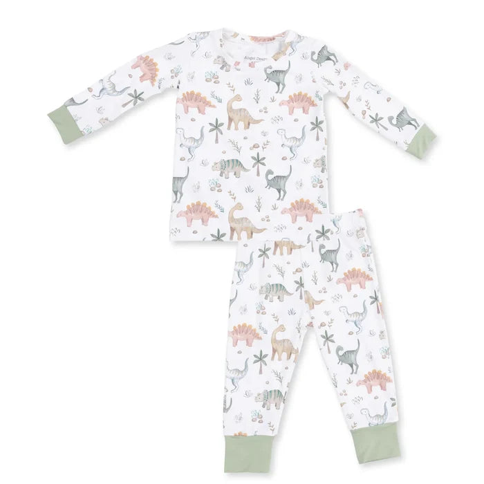Toddler Long Sleeve Pajama Set- Sweet Baby Dinos