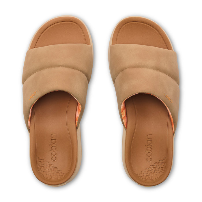 Cobian Tolula Slide Tan Top View #color_tan