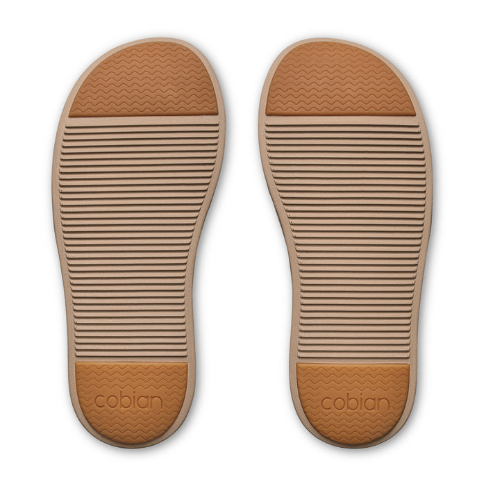 Cobian Tolula Slide Tan Bottom View #color_tan
