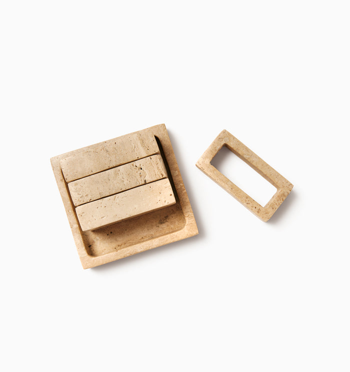 Travertino Napkin Rings
