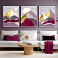Wall prints living room | set of 3 Scandinavian wall art