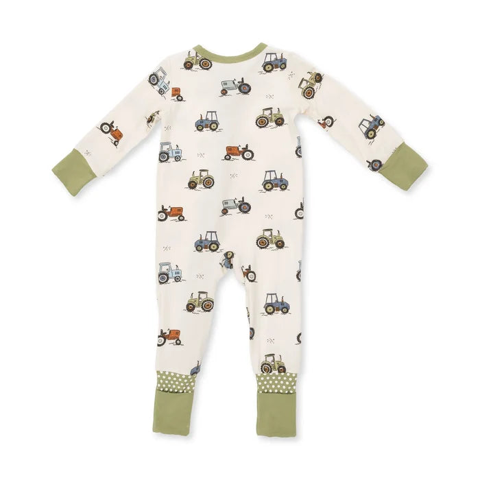 Zippered Romper- Future Farmer