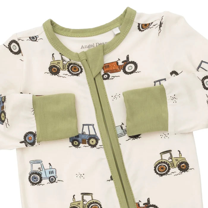 Zippered Romper- Future Farmer